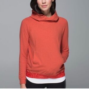 Lululemon All Good? Pullover hoodie sweatshirt 4 ORANGE! more like a 2